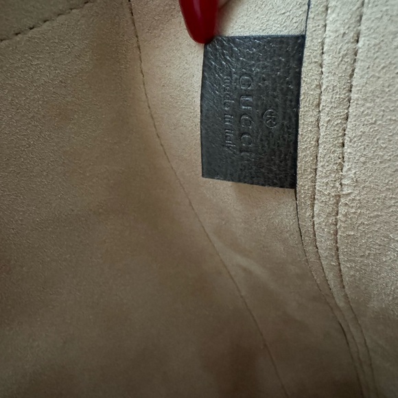 Gucci Tote GG Supreme Large Ophidia Vertical Shopping Tote Brown - Picture 5 of 13